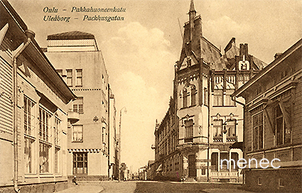 Oulu, Pakkahuoneenkatu, Kansallis-Osake-Pankki 