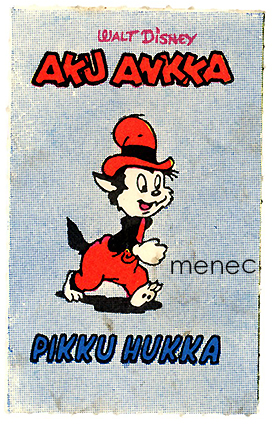 Tulitikkuetiketti, Aku Ankka, Pikku Hukka 