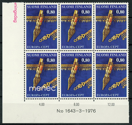 Europa 1976, numerokuusilo 