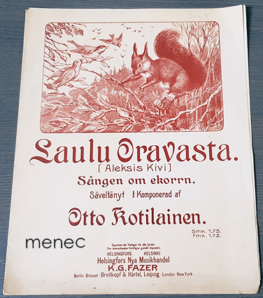 Kivi, Aleksis - Laulu oravasta 