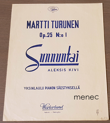 Kivi, Aleksis - Sunnuntai 