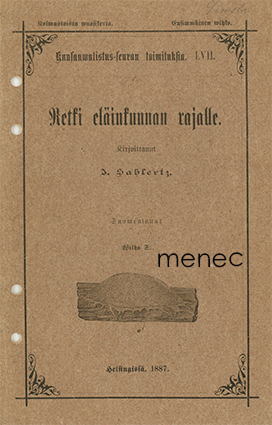 Sahlertz, J. - Retki eläinkunnan rajalle 