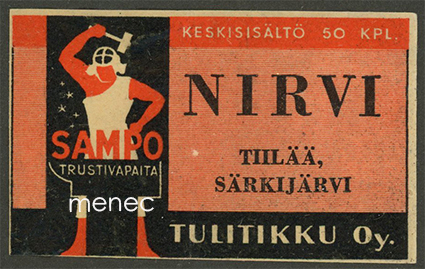 Seppä-etiketti, Nirvi, Tiilää, Särkijärvi (Askola) 