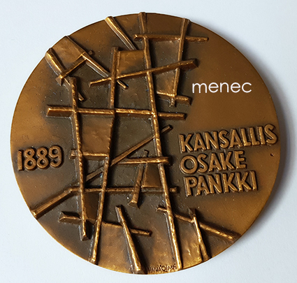 Häiväoja, Heikki - Kansallis-Osake-Pankki 75 vuotta, mitali 