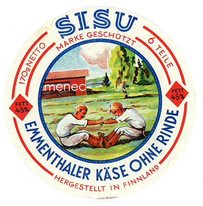 Vientietiketti, Sisu. Emmenthaler Käse ohne Rinde 