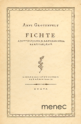 Grotenfelt, Arvi - Fichte 