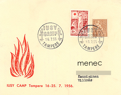 IUSY Camp Tampere 1956, erikoisleima 