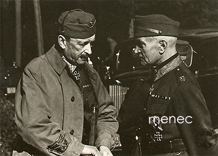 Marsalkka Mannerheim sekä hänen läheisin ystävänsä jalkaväenkenraali Rudolf Waldén 
