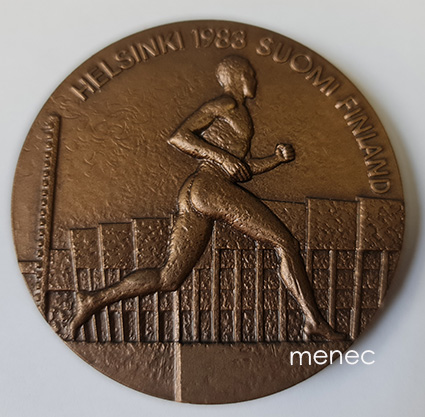 Paavilainen, Reijo - Yleisurheilun MM-kisat, Helsinki 1983, pöytämitali 