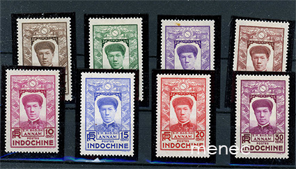 Ranska, Indokiina, Annamin keisarikunta 1936, 1-30c 