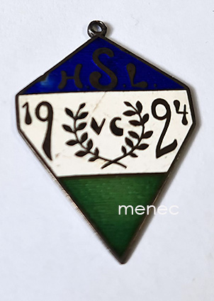 Helsingin Suomalainen Lyseo (Norssi) VC 1924, rintamerkki 