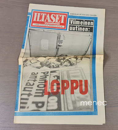 Iltaset. Viimeinen numero  1975,106