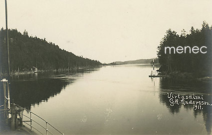Virtasalmi, näkymä laivan kannelta 