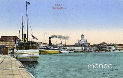 Helsinki, höyrylaivat Sampo ja Ariadne satamassa 