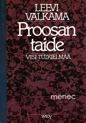 Valkama, Leevi - Proosan taide 