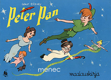 Peter Pan maalauskirja 