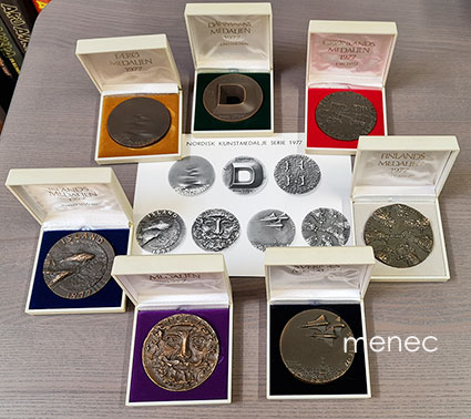 Nordisk Kunstmedalje Serie 1977 