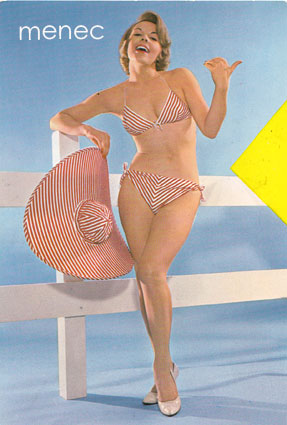 Pin-up-tyttö, lierihattu 