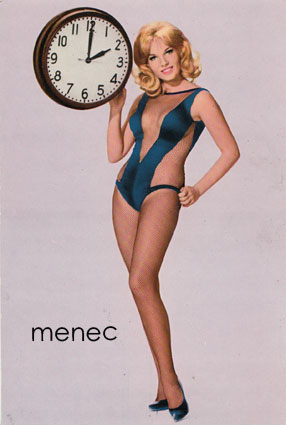 Pin-up-tyttö, kello 