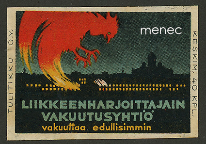 Tulitikkuetiketti, Liikkeenharjoittajain Vakuutusyhtiö 