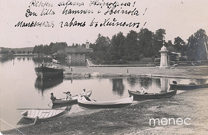 Heinola, pikku satama, veneitä 