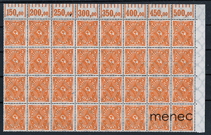 Saksa, käyttösarjaa 1922, 5Pf, 32-ryhmä OR 