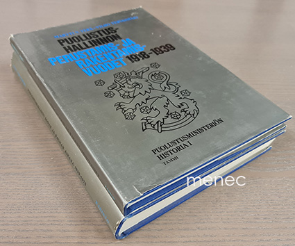 Terä, Martti V. & Tervasmäki, Vilho - Puolustusministeriön historia. I-II 
