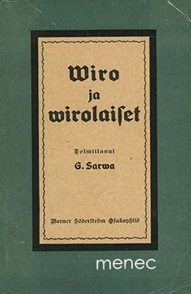 Sarva, Gunnar - Viro ja virolaiset 