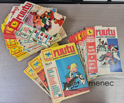 Ruutu 1973-1975, 92 numeroa [88 kpl, kaikki mitä ilm.] 