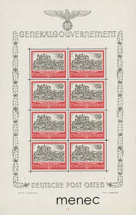 Saksa, Generalgouvernement, Krakau 1941, pienoisarkki 