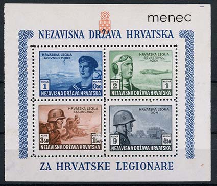 Kroatia, legioonalaiset 1943, pienoisarkki 