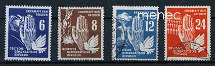 Saksa, DDR, Rauhan puolesta 1950 