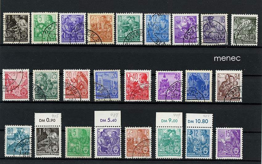 Saksa, DDR, käyttösarjat 1953/1957-1954 
