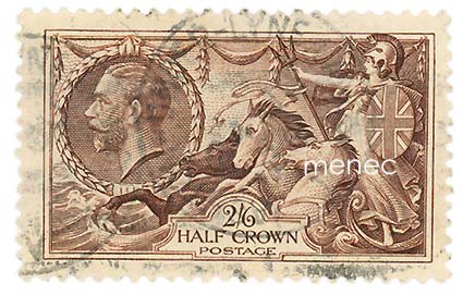 Iso-Britannia, Seahorse 2/6 Half Crown 