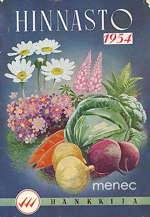 Hankkija. Hinnasto 1954 