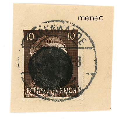Saksa, Sachsenin mustaus, Bärenwalde, Hitler 10Pf 