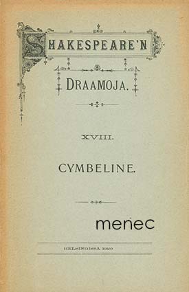 Shakespeare, William - Cymbeline 