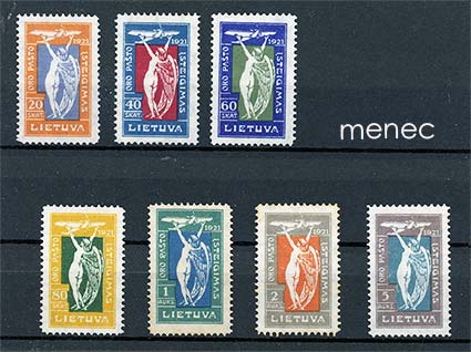 Liettua, lentopostipalvelun käyttöönotto 1921 
