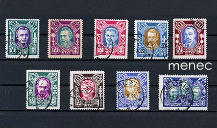 Liettua, tasavallan tunnettuja henkilöitä 1922, 9 kpl 