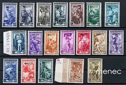 Italia, Trieste, liittoutuneiden miehitys, uusi Italia työssä 1950 