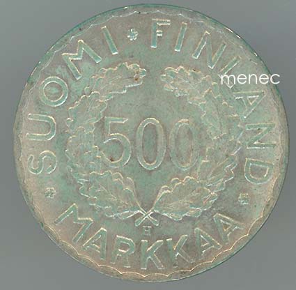 500 Markkaa 1952 Olympiaraha 