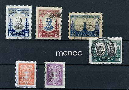 Liettua, lentopostimerkkejä 1930, 6 kpl 