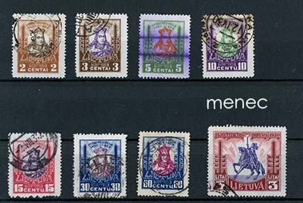 Liettua, 500 vuotta Vytautas Suuren kuolemasta 1930, 8 kpl 