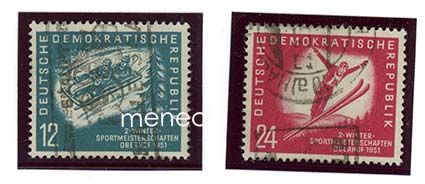 Saksa, DDR, talviurheilukilpailut Oberhofissa 1951 