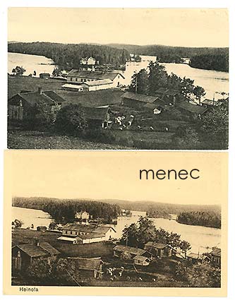 Heinola, yleiskuva, kaksi varianttia samasta kuvasta 