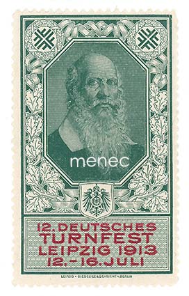 Mainosmerkki, 12. Deutsches Turnfest Leipzig 1913 