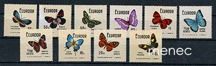Ecuador, perhosia 1970 