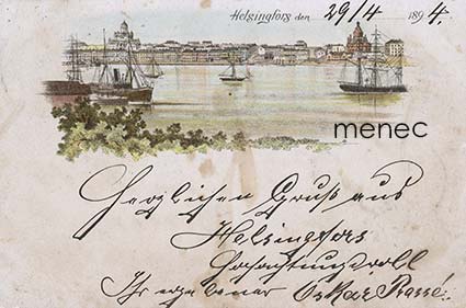 Helsinki, merellinen panoraama 1894 