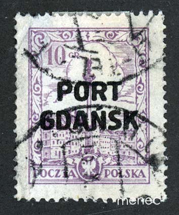 Saksa, Danzig 1926, Port Gdansk 10 gr 
