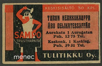 Seppä-etiketti, Turun Herkkukauppa 